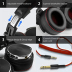 OneOdio Studio Pro 50 Wired Headphones – DJ Hi-Fi Over-Ear with Mic