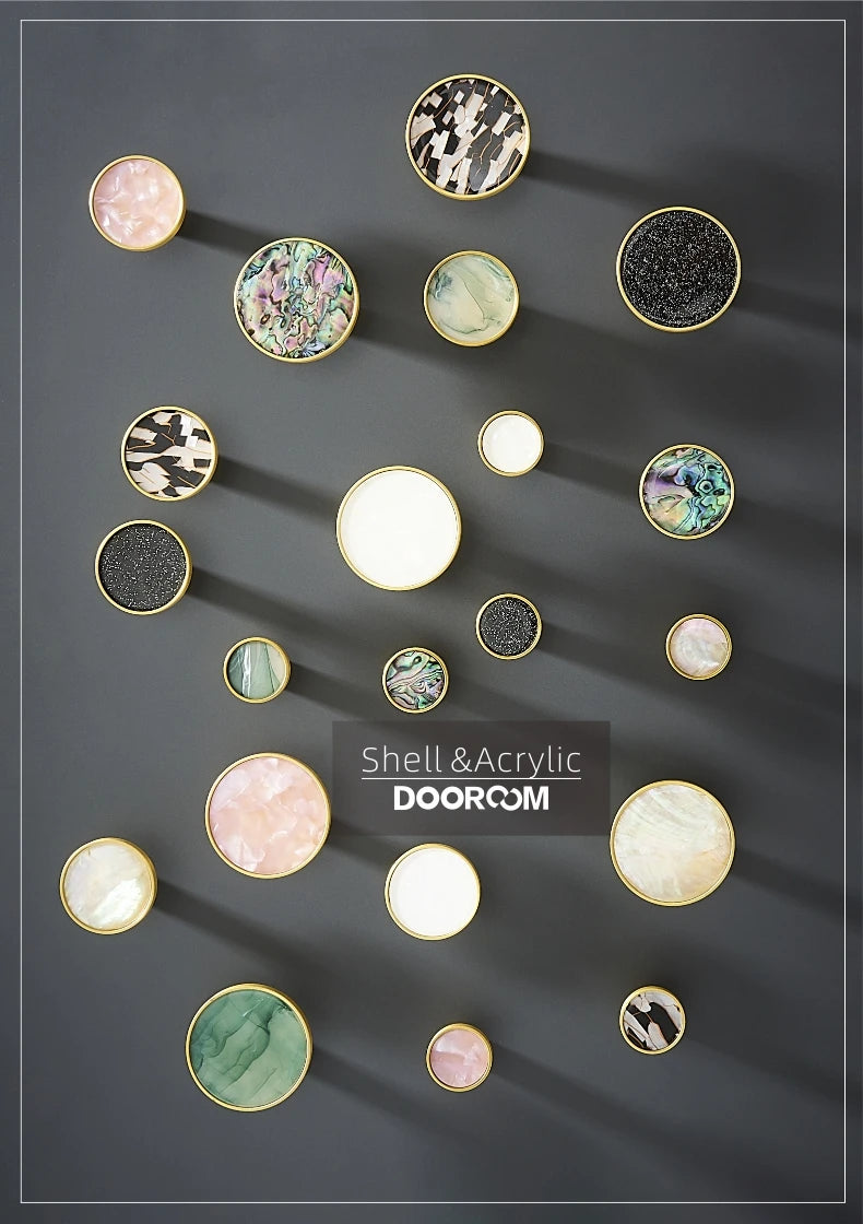 Dooroom Brass Hooks Shell Nordic Pastoral White Gold Bathroom Indoor Kitchen Hallway Wall Clothes Hooks Wall Hangings Row Hooks