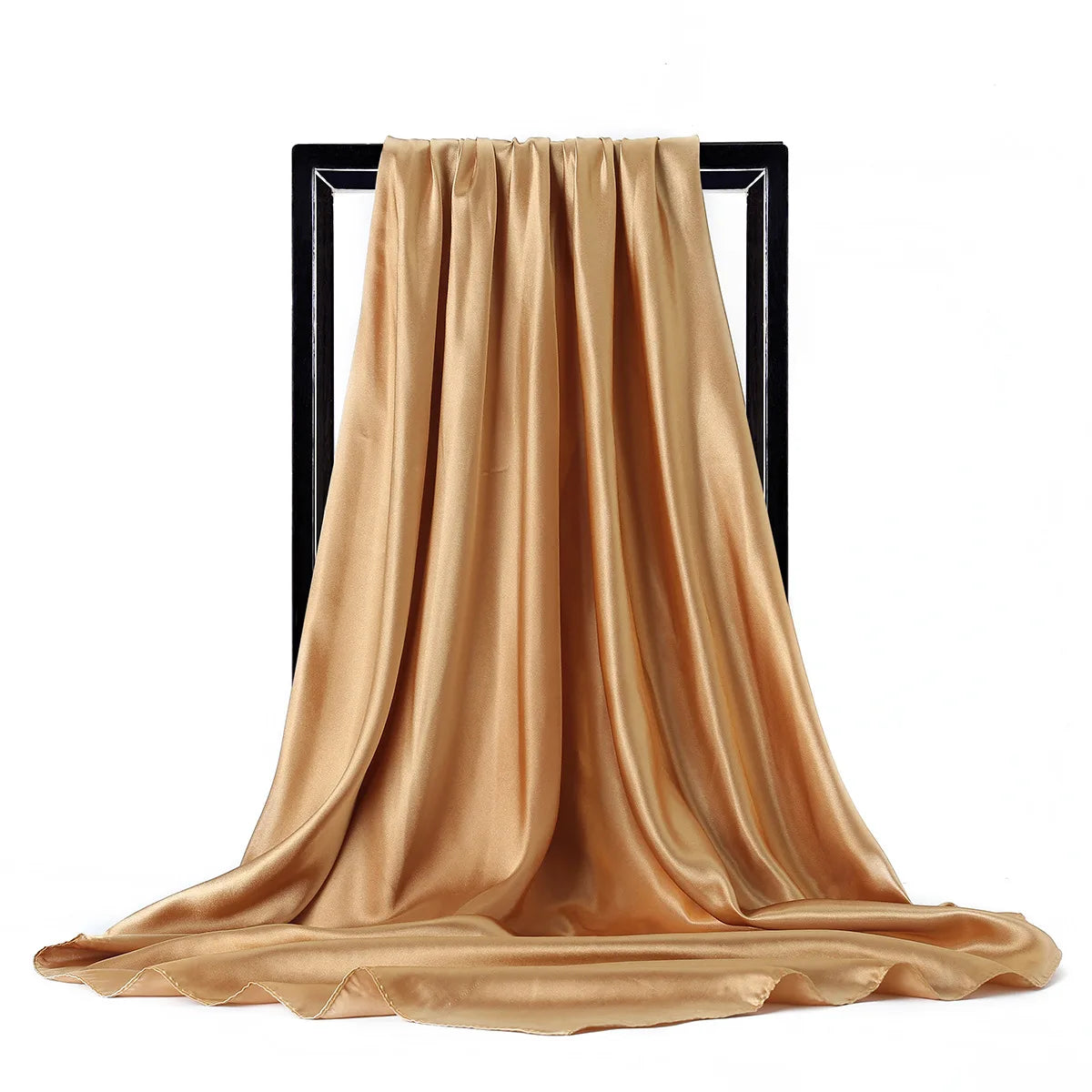 Luxury Satin Silk Feel Scarf for Women Hijab Shawl & Head Wrap