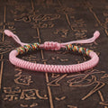 Tibetan Buddhist Bracelet Unisex Handmade Braided King Kong Knot Colorful String Bracelets for Women Men Lovers Lucky Jewelry