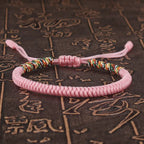 Tibetan Buddhist Bracelet Unisex Handmade Braided King Kong Knot Colorful String Bracelets for Women Men Lovers Lucky Jewelry