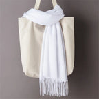 Desgine Brand Solid Women Cashmere Scarf Autumn Winter Warm Shawls Wraps 2024Men's Pashmina Tassels Scarves Female Foulard Mujer