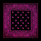 New Design Fashion Hip Hop Cotton Bandana Square Cashew Scarf Headband Tie Dye Black Red Paisley Gifts For Women/Men/Boys/Girls