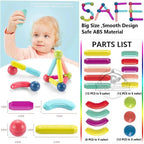 Magnetic Constructor Blocks STEM Building Set for Creative Kids