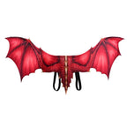 Adult Halloween Decoration Carnival Party Animal Costume Dragon Cosplay Masquerade Face Mask and Wings