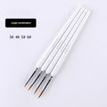 4/5/10pcs Miniature Hook Line Pen art painting brushes weasel hair paint brush gouache watercolor oil paint artists Hand Painted