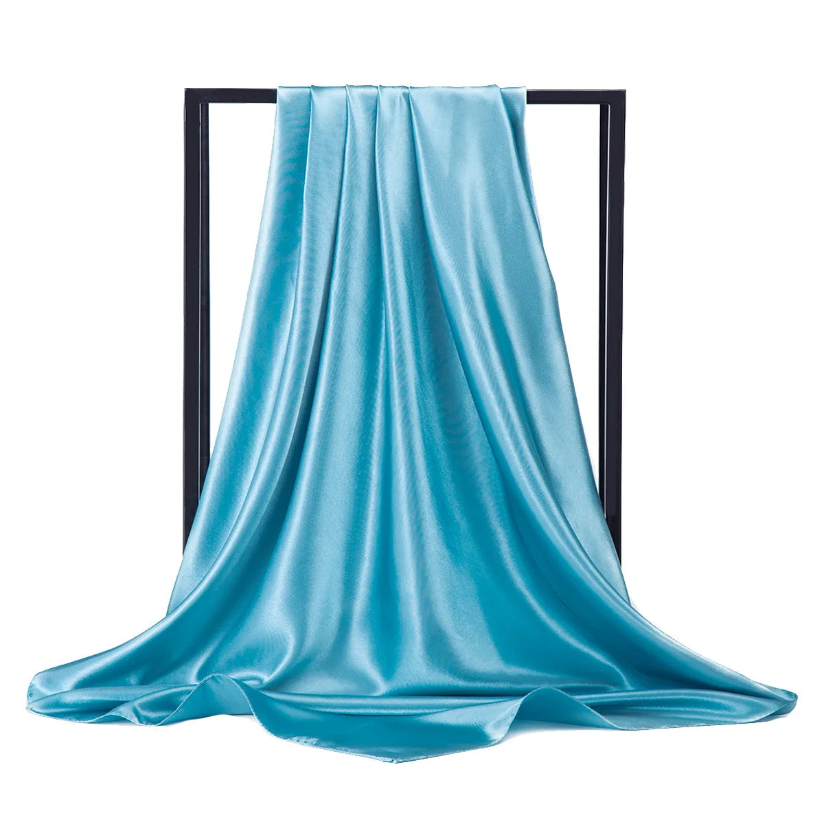 Luxury Satin Silk Feel Scarf for Women Hijab Shawl & Head Wrap