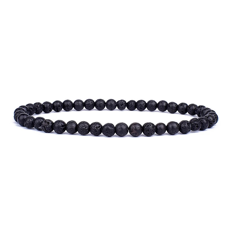 4mm 6mm Mini Energy Charm Bracelet Natural Stone Beads Yoga Healing Bracelet Jewelry for Women Men Best Friend Gift Dropshipping
