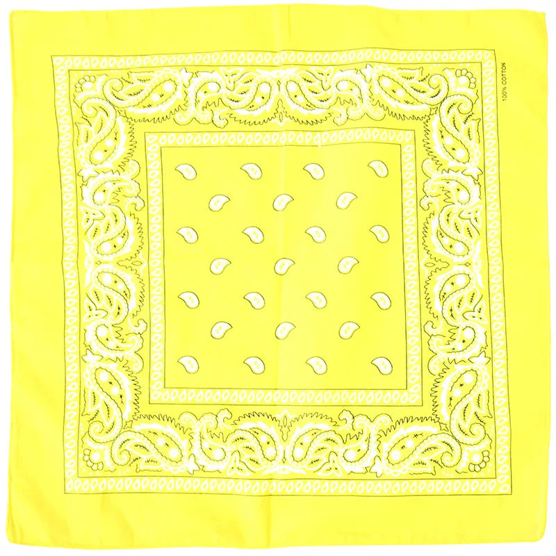 Hot Sell Kerchief Bandana Hip Hop Fashion Headband Neck Scarf Sports Headwear Wrist Wraps Head Square Scarves