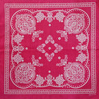 New Design Fashion Hip Hop Cotton Bandana Square Cashew Scarf Headband Tie Dye Black Red Paisley Gifts For Women/Men/Boys/Girls