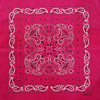 New Design Fashion Hip Hop Cotton Bandana Square Cashew Scarf Headband Tie Dye Black Red Paisley Gifts For Women/Men/Boys/Girls