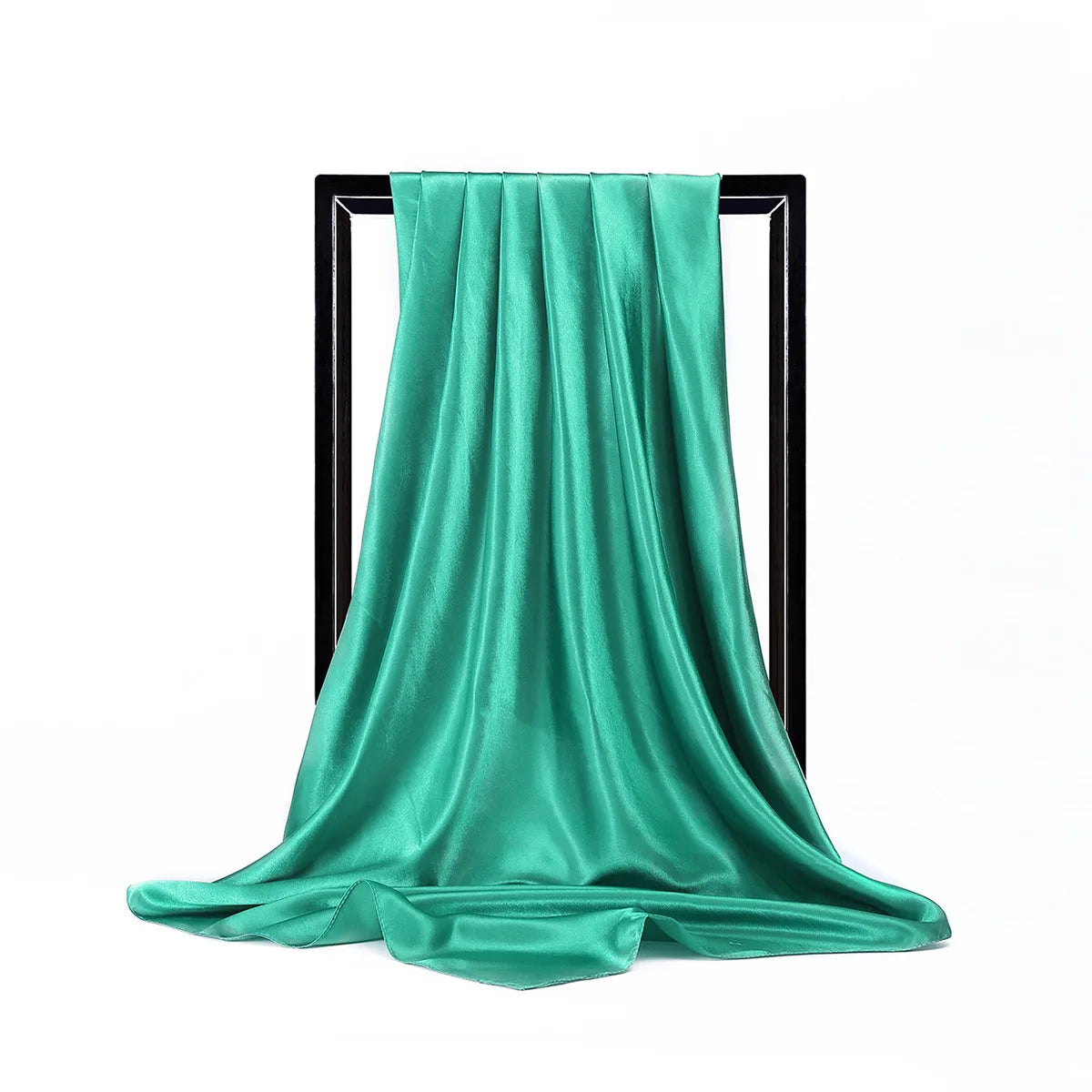 Luxury Satin Silk Feel Scarf for Women Hijab Shawl & Head Wrap