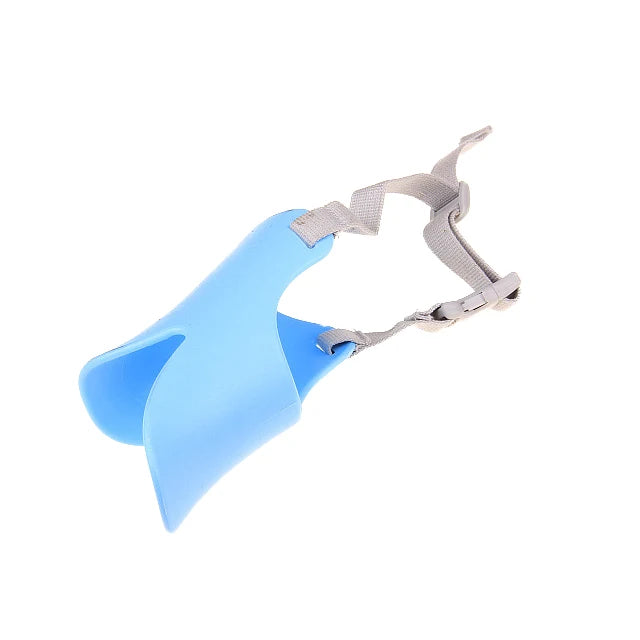 Dog Silicone Duck Muzzle Mask – Anti-Bite & Anti-Bark Adjustable Pet Muzzle