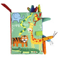 0-36M Baby Early Learning Toy Tail Cloth Book Parent-child Interactive Sound Paper Puzzle Cloth Book Rattle
