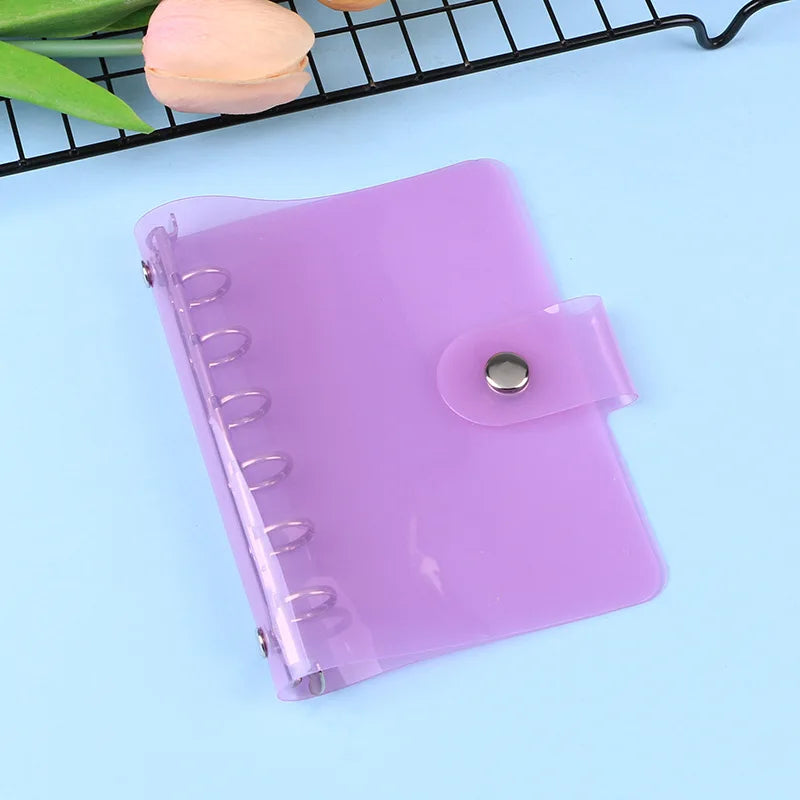 A7/A6/A5 Rose Golden Purple Blue Glittery Bling Binder Notebook Cover Diary Agenda Planner Paper Cover School Stationery