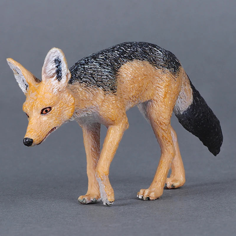 Simulation Wild Animals Zoo Wolf Monkey Fox Chameleon Pangolin Squirrel Chinchilla Donkey Sloth Model Figures Educational Toys