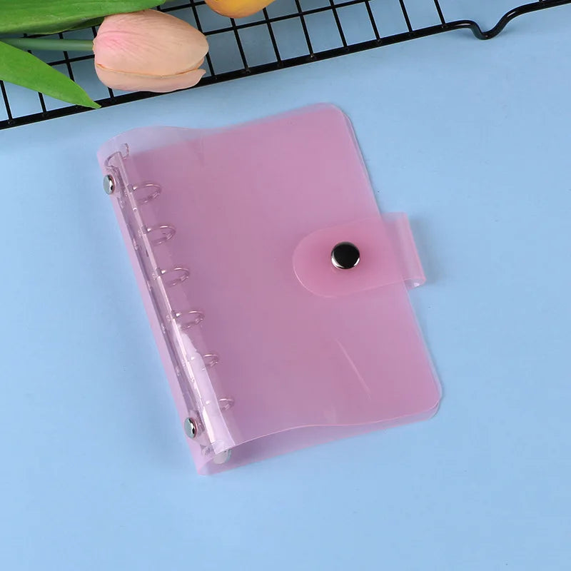 A7/A6/A5 Rose Golden Purple Blue Glittery Bling Binder Notebook Cover Diary Agenda Planner Paper Cover School Stationery