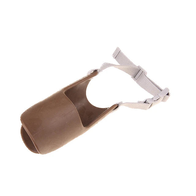 Dog Silicone Duck Muzzle Mask – Anti-Bite & Anti-Bark Adjustable Pet Muzzle