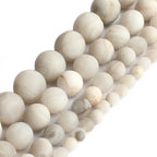 Natural Turquoises Howlite Stone Sediment Jaspers Round Loose DIY Beads for Jewelry Making Christmas Gift Bracelets 15'' 4-12mm