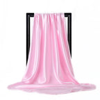 Luxury Satin Silk Feel Scarf for Women Hijab Shawl & Head Wrap