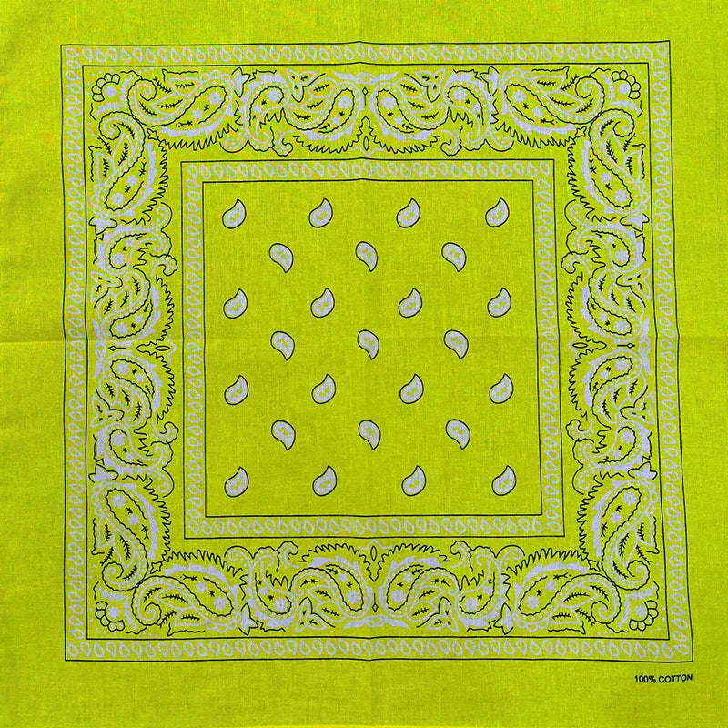 New Design Fashion Hip Hop Cotton Bandana Square Cashew Scarf Headband Tie Dye Black Red Paisley Gifts For Women/Men/Boys/Girls