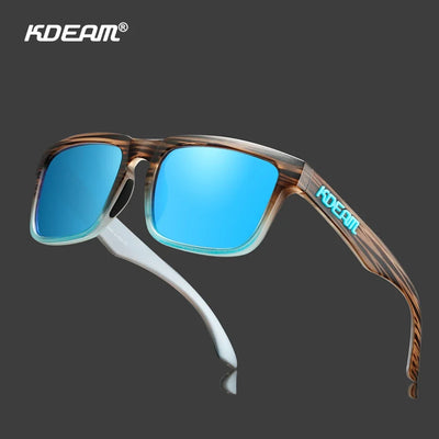 KDEAM Square Polarized Sunglasses UV400 for Men & Women