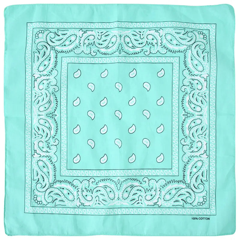 Hot Sell Kerchief Bandana Hip Hop Fashion Headband Neck Scarf Sports Headwear Wrist Wraps Head Square Scarves