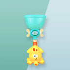 New Baby Bath Kids Toys Rainbow Shower Pipeline Yellow Ducks Slide Tracks Bathroom Educational Water Game Toy for Children Gifts