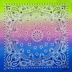 New Fashion Hip Hop 100% Cotton Bandana Square Scarf 55cm*55cm Black Red Paisley Headband Printed For Women/Men/Boys/Girls