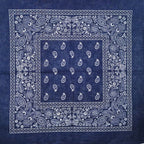 New Design Fashion Hip Hop Cotton Bandana Square Cashew Scarf Headband Tie Dye Black Red Paisley Gifts For Women/Men/Boys/Girls