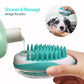 Pet Dog Cat Bath Brush 2-in-1 Pet SPA Massage Comb Soft Silicone Pet Shower Hair Grooming Cmob Dog Cleaning Tool Pet Supplies - WTN Essentials 