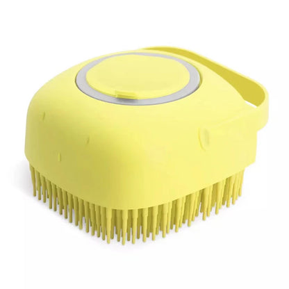 Pet Dog Cat Bath Brush 2-in-1 Pet SPA Massage Comb Soft Silicone Pet Shower Hair Grooming Cmob Dog Cleaning Tool Pet Supplies - WTN Essentials 