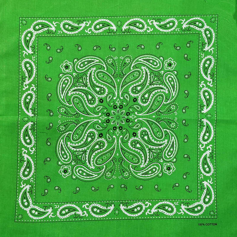 New Design Fashion Hip Hop Cotton Bandana Square Cashew Scarf Headband Tie Dye Black Red Paisley Gifts For Women/Men/Boys/Girls