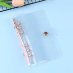 A7/A6/A5 Rose Golden Purple Blue Glittery Bling Binder Notebook Cover Diary Agenda Planner Paper Cover School Stationery