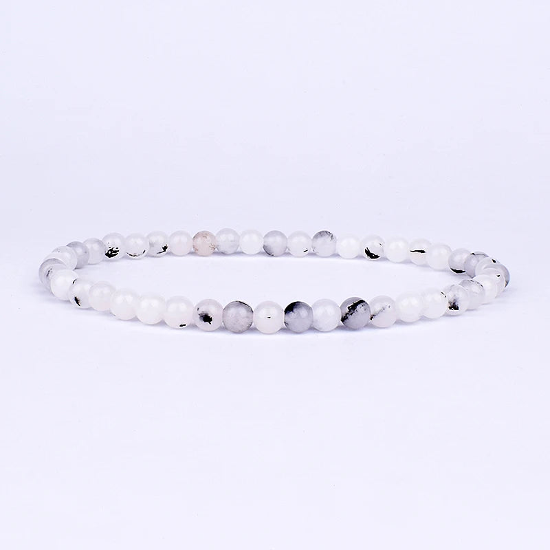 4mm 6mm Mini Energy Charm Bracelet Natural Stone Beads Yoga Healing Bracelet Jewelry for Women Men Best Friend Gift Dropshipping