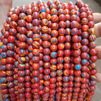 Natural Turquoises Howlite Stone Sediment Jaspers Round Loose DIY Beads for Jewelry Making Christmas Gift Bracelets 15'' 4-12mm