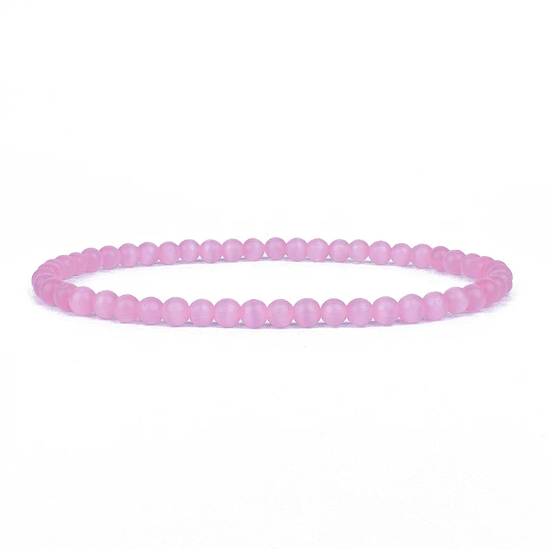 4mm 6mm Mini Energy Charm Bracelet Natural Stone Beads Yoga Healing Bracelet Jewelry for Women Men Best Friend Gift Dropshipping