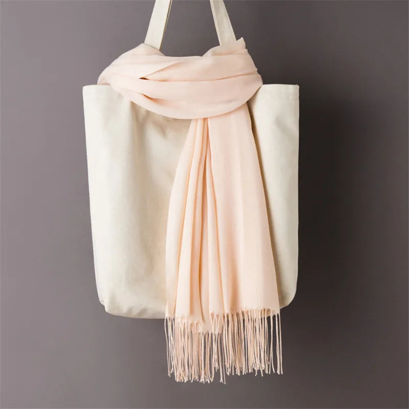 Women's Scarf Pashmina Shawls and Wraps for Evening Dresses Travel Office Winter Wedding Cashmere Feel Large Scarves