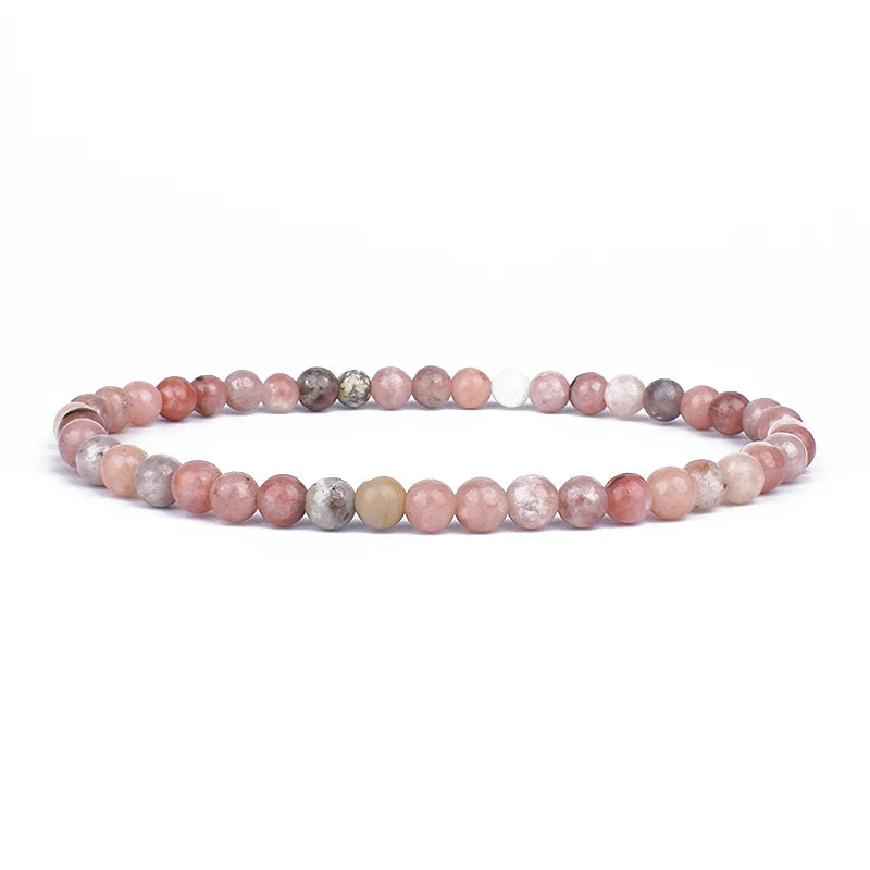 4mm 6mm Mini Energy Charm Bracelet Natural Stone Beads Yoga Healing Bracelet Jewelry for Women Men Best Friend Gift Dropshipping