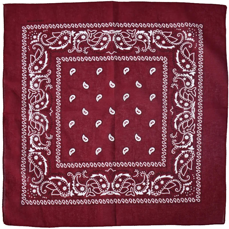 Hot Sell Kerchief Bandana Hip Hop Fashion Headband Neck Scarf Sports Headwear Wrist Wraps Head Square Scarves