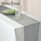 Satin Table Runner 30cm X 275cm Wedding Party Supply Christmas Home Modern Coffee Dining Luxury Table Decoration 12" X 108"