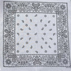 New Design Fashion Hip Hop Cotton Bandana Square Cashew Scarf Headband Tie Dye Black Red Paisley Gifts For Women/Men/Boys/Girls