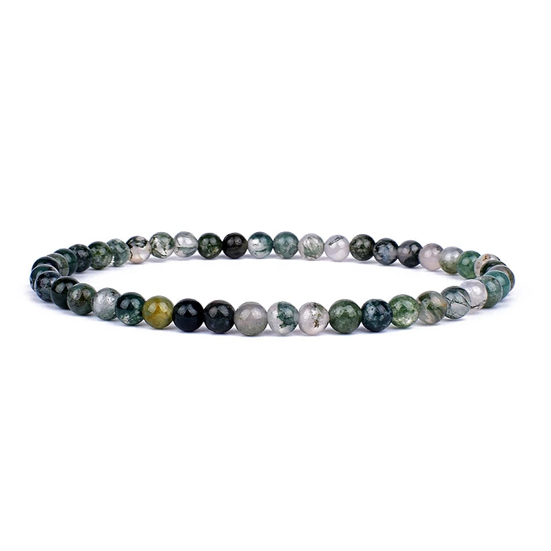 4mm 6mm Mini Energy Charm Bracelet Natural Stone Beads Yoga Healing Bracelet Jewelry for Women Men Best Friend Gift Dropshipping