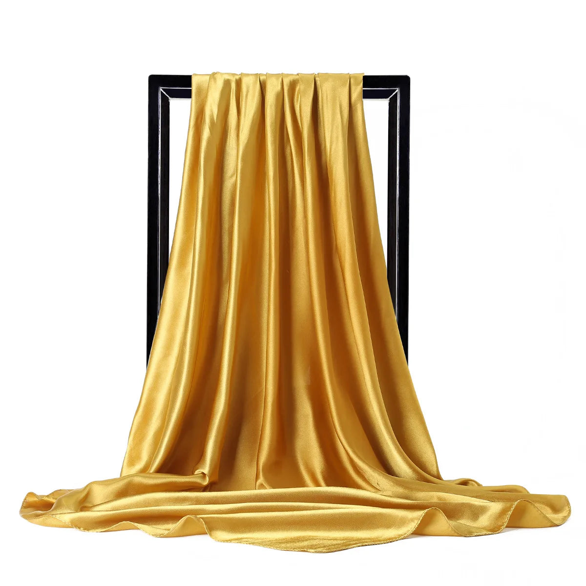 Luxury Satin Silk Feel Scarf for Women Hijab Shawl & Head Wrap