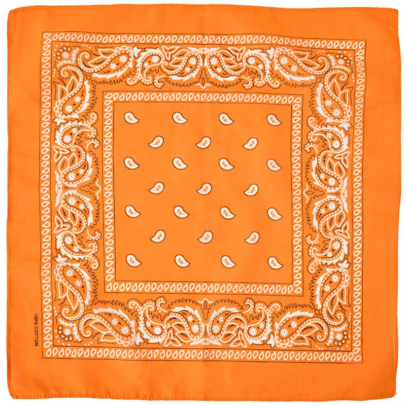 Hot Sell Kerchief Bandana Hip Hop Fashion Headband Neck Scarf Sports Headwear Wrist Wraps Head Square Scarves