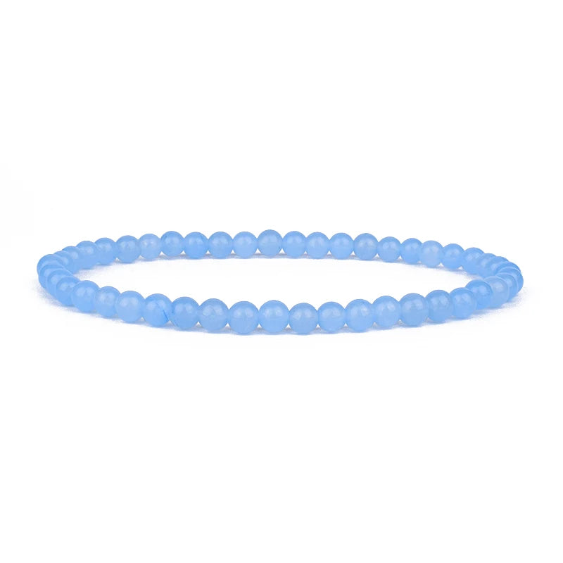 4mm 6mm Mini Energy Charm Bracelet Natural Stone Beads Yoga Healing Bracelet Jewelry for Women Men Best Friend Gift Dropshipping