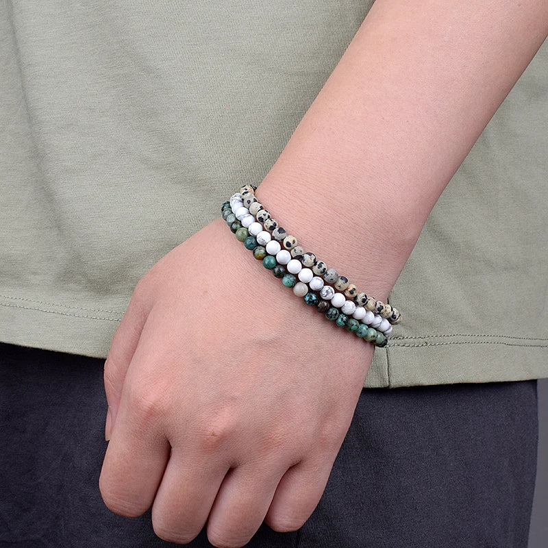 4mm 6mm Mini Energy Charm Bracelet Natural Stone Beads Yoga Healing Bracelet Jewelry for Women Men Best Friend Gift Dropshipping