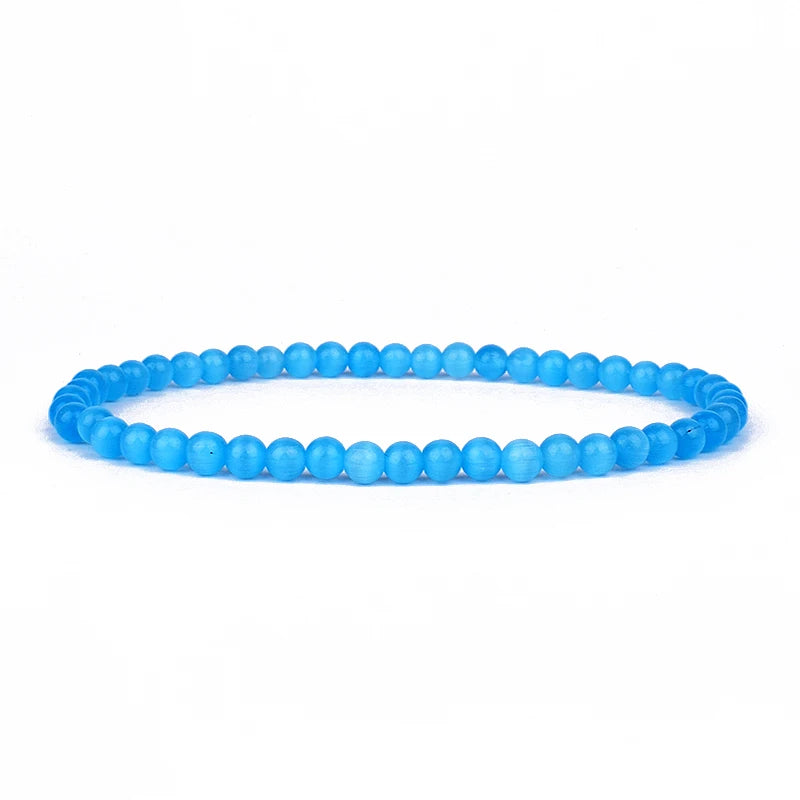 4mm 6mm Mini Energy Charm Bracelet Natural Stone Beads Yoga Healing Bracelet Jewelry for Women Men Best Friend Gift Dropshipping