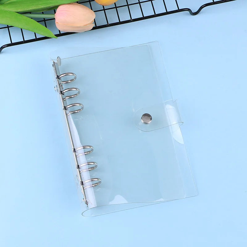 A7/A6/A5 Rose Golden Purple Blue Glittery Bling Binder Notebook Cover Diary Agenda Planner Paper Cover School Stationery