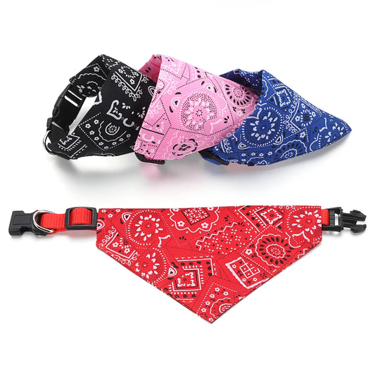 Adjustable Pet Bandana Scarf for Dogs & Cats